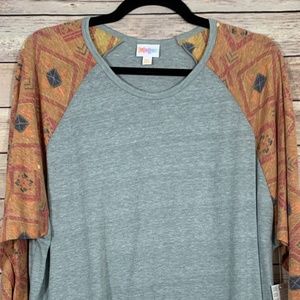 LuLaRoe Women's Randy Baseball Top